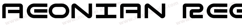 Aeonian Regular字体转换